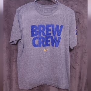 Nike Heather Gray Regular Fit Tee